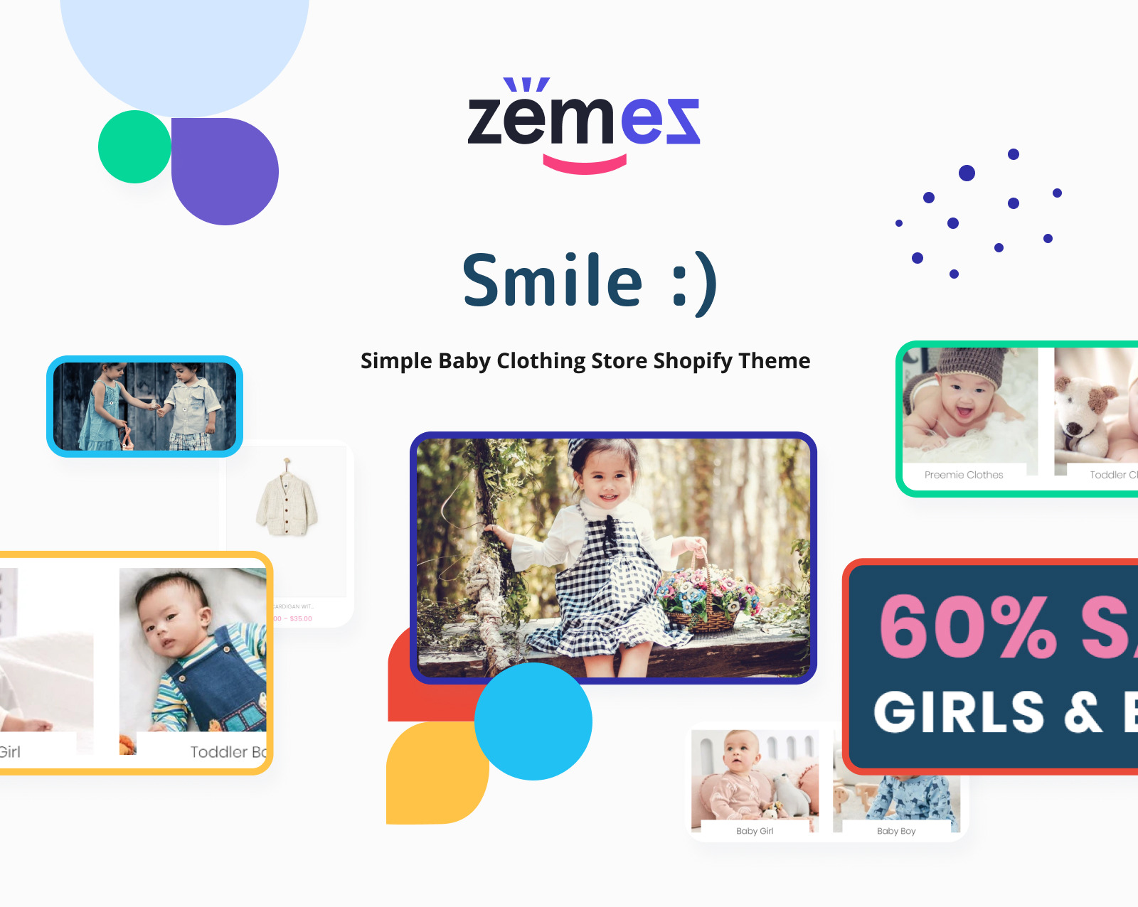 Smile - Simple Baby Clothing Store Shopify Theme
